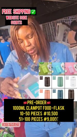 CLAMPOT FOOD FLASK 1000ML - 012BTS