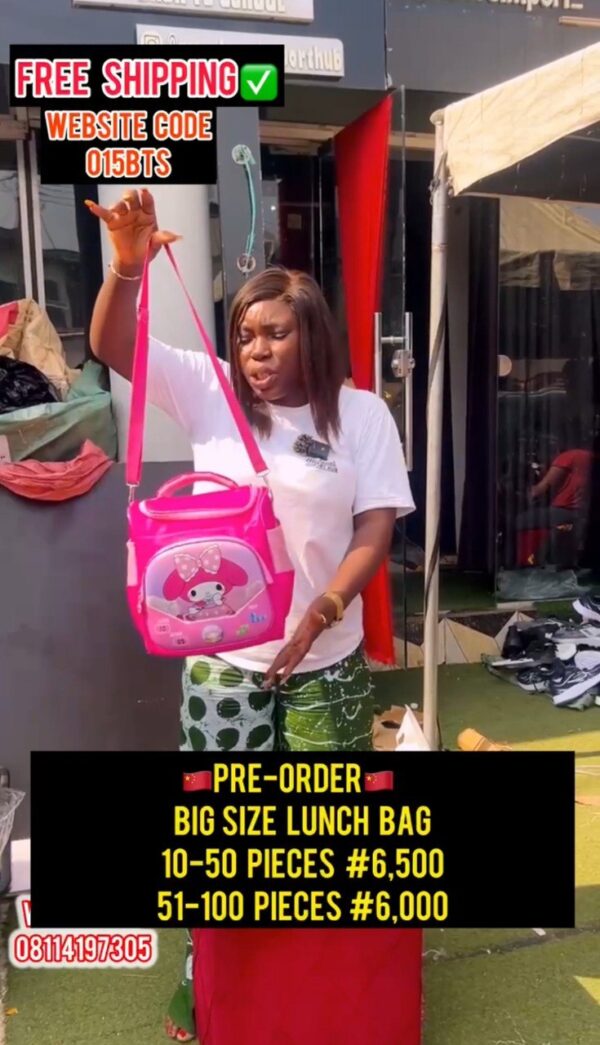 3D BIG SIZE LUNCH BAG - 015BTS