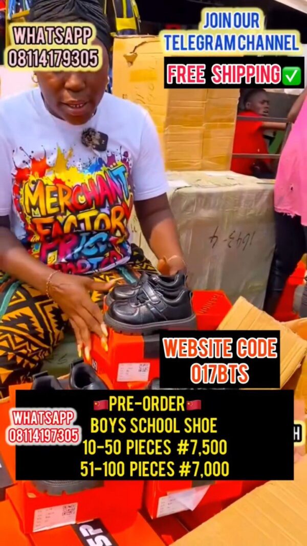 BOYS SCHOOL SHOE -017BTS