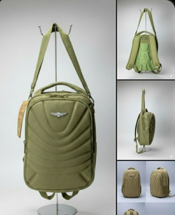 14INCH HANLIN KHAKI BAG - 016BTS