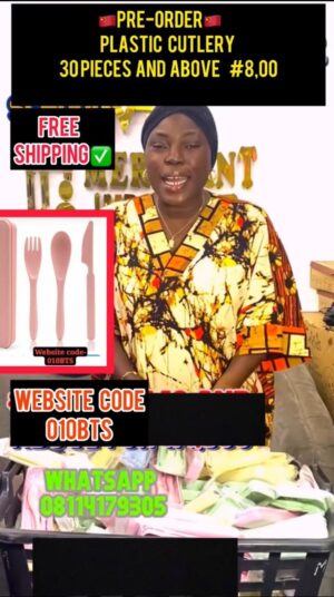 PLASTIC CUTLERY SET - 010BTS