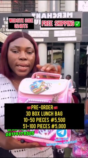 KIDS BOX LUNCH BAG - 024BTS