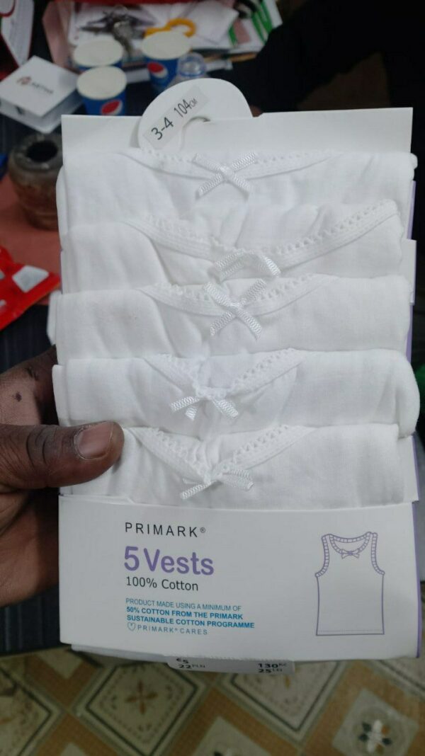 BOYS AND GIRLS PRIMARK SINGLET - 019BTS