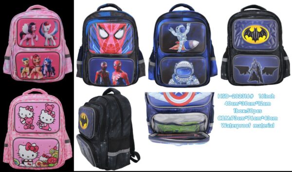 16INCHES SCHOOL BAG (HSD BRAND) - 039BTS