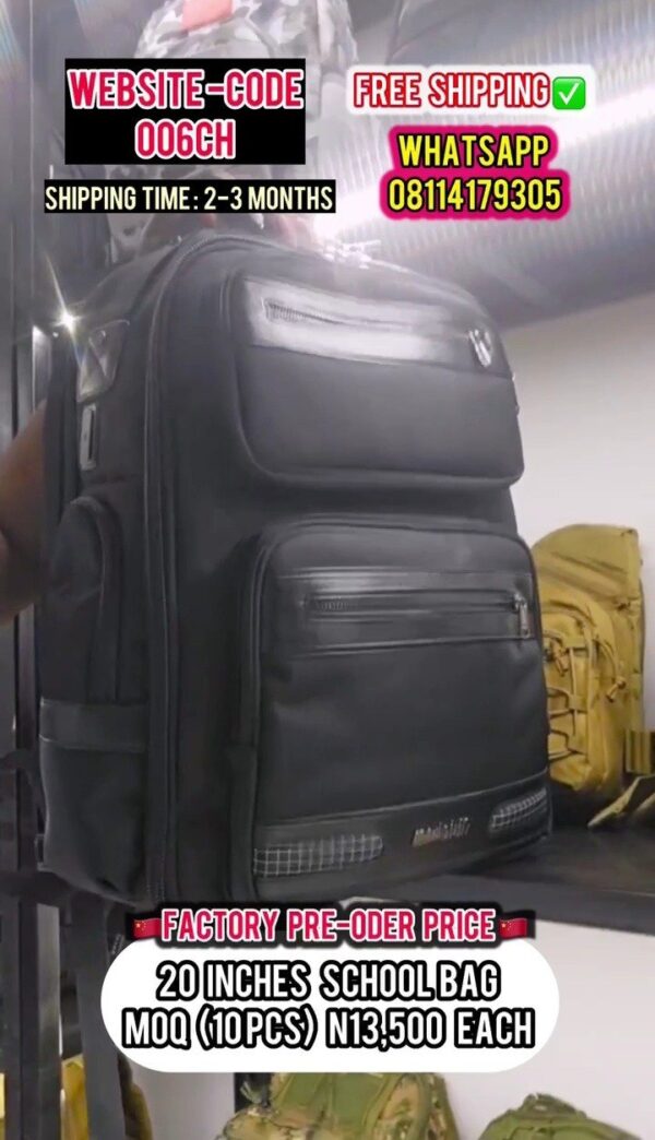 SCHOOLBAG 20inch 006CH