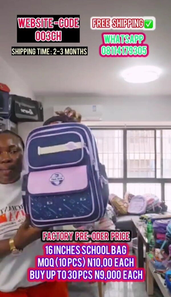 SCHOOLBAG 16inches 003CH