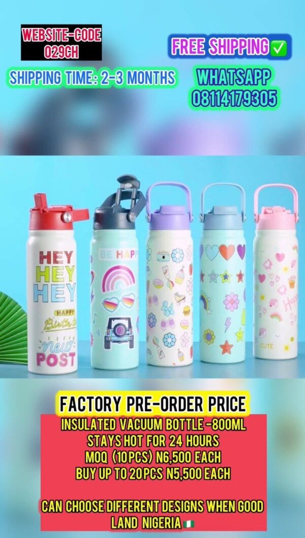 INSULATED VACUUM BOTTLE 800ML-029CH