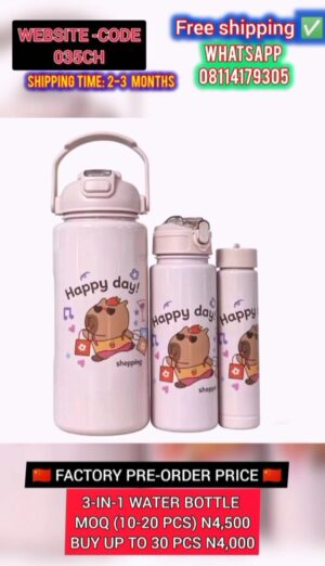 3 IN 1 WATER BOTTLE-035CH
