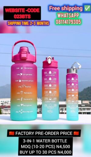 3 IN 1 WATER BOTTLE-023BTS