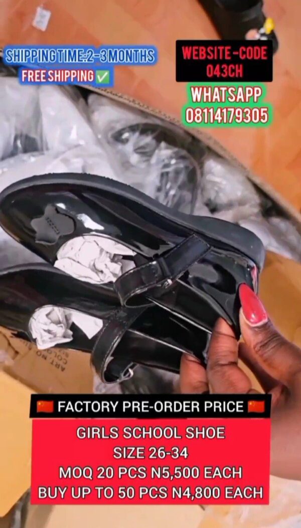 GIRLS SCHOOL SHOE-043CH