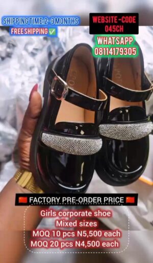 GIRLS CORPORATE SHOE-045CH