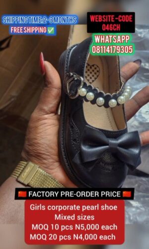 GIRLS CORPORATE SHOE-046CH